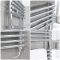 Milano Arno Electric - Chrome Bar on Bar Heated Towel Rail - 1190mm x 450mm