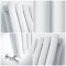 Milano Aruba - White Vertical Designer Radiator - 1500mm x 354mm (Double Panel)
