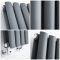 Milano Aruba Slim - Anthracite Space-Saving Vertical Designer Radiator - 1600mm x 236mm (Double Panel)