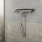 Milano Portland - Modern Shower Squeegee with Wall Hook - Chrome