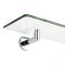 Milano Mirage - Modern Chrome Glass Bathroom Shelf