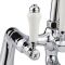 Milano Victoria - Traditional Lever Bath Shower Mixer Deck or Wall Mounted Tap - Chrome