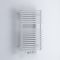 Milano Via - White Central Connection Bar on Bar Heated Towel Rail - 835mm x 500mm