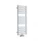 Milano Via - White Central Connection Bar on Bar Heated Towel Rail - 1065mm x 400mm