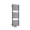 Milano Via - Anthracite Central Connection Bar on Bar Heated Towel Rail - 1065mm x 400mm