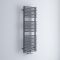 Milano Via - Anthracite Central Connection Bar on Bar Heated Towel Rail - 1215mm x 400mm