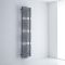 Milano Via - Anthracite Central Connection Bar on Bar Heated Towel Rail - 1823mm x 400mm