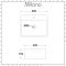 Milano Farington - White Modern Rectangular Countertop Basin with Mono Mixer Tap - 460mm x 420mm