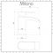 Milano Farington - White Modern Rectangular Countertop Basin with Mono Mixer Tap - 520mm x 420mm