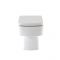 Milano Elswick - Modern Square Back to Wall Toilet with Soft Close Seat