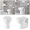 Milano Select - Modern Oval Back to Wall Toilet with Soft Close Seat