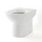 Milano Irwell - Modern Round Back to Wall Toilet with Soft Close Seat