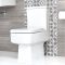 Milano Farington - Modern Close Coupled Toilet with Soft Close Seat