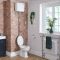 Milano Richmond - Traditional Comfort Height High Level Toilet with Cistern and White Seat - Chrome
