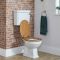 Milano Richmond - Traditional Low Level Toilet with Cistern and Seat - Choice of Finish
