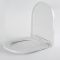Milano Ballam - White Soft Close Quick Release Top Fix Toilet Seat