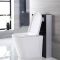 Milano Arca - Black 500mm Back to Wall WC Unit (Excluding Pan)