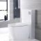 Milano Arca - White 500mm Compact WC Unit with Back to Wall Japanese Bidet Toilet