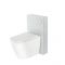 Milano Arca - White 500mm Compact WC Unit with Back to Wall Japanese Bidet Toilet