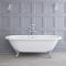 Milano Legend - 1780mm x 825mm Double Ended Roll Top Freestanding Bath with Choice of Feet
