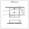 Milano Farington - White Modern Rectangular Countertop Basin - 400mm x 295mm (1 Tap-Hole)