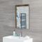 Milano Bexley - Dark Oak Modern Wall Hung Mirror - 700mm x 500mm