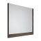 Milano Bexley - Dark Oak Modern Wall Hung Mirror - 700mm x 500mm