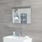 Milano Oxley - Grey Modern Wall Hung Mirror - 700mm x 500mm