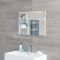 Milano Bexley - Light Oak Modern Wall Hung Mirror - 700mm x 500mm