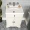 Milano Thornton - Antique White 630mm Traditional Vanity Unit with Basin - Choice of Handle Finish