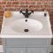 Milano Thornton - Light Grey 630mm Traditional Vanity Unit with Basin - Choice of Handles