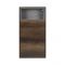 Milano Bexley - 600mm WC Unit with Back to Wall Toilet - Dark Oak