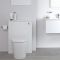 Milano Oxley - White 600mm WC Unit (Excluding Pan)