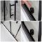 Milano Nero - Black Corner Sliding Door Shower Enclosure with Slate Tray - Choice of Sizes