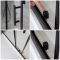 Milano Nero - Black Sliding Shower Door - Choice of Sizes and Side Panel