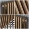 Milano Windsor - Metallic Bronze Vertical Traditional Column Radiator (Triple Column) - All Sizes