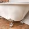 Milano Legend - White Traditional Freestanding Corner Bath - 1685mm x 750mm - Choice of Feet and Left/Right Hand Options