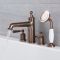 Milano Washington - Traditional 4 Tap-Hole Deck Mounted Bath Shower Mixer Tap - Oil Rubbed Bronze