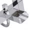 Milano Parade - Modern Deck Mounted Waterfall Bath Shower Mixer Tap with Hand Shower - Chrome