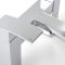 Milano Wick - Modern Deck Mounted Bath Filler Mixer Tap - Chrome