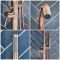 Milano Eris - Modern Freestanding Bath Shower Mixer Tap with Hand Shower - Copper