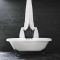 Milano Elizabeth - Traditional Crosshead Bath Shower Mixer Tap - Black