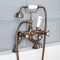 Milano Elizabeth - Traditional Crosshead Bath Shower Mixer Tap - Oil Rubbed Bronze