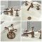 Milano Elizabeth - Traditional 3 Tap-Hole Crosshead Basin Mixer Tap - Oil Rubbed Bronze