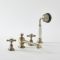 Milano Elizabeth - Traditional Crosshead 4 Tap-Hole Bath Shower Mixer Tap - Brushed Gold