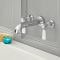 Milano Elizabeth - Traditional Wall Mounted 3 Tap-Hole Lever Head Bath Filler Tap - Choice of Finish