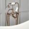 Milano Elizabeth - Traditional Freestanding Crosshead Bath Shower Mixer Tap with Hand Shower - Oil Rubbed Bronze