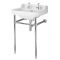 Milano Richmond - Traditional Bathroom Suite with Bath, High Level Toilet and Washstand Basin