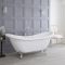 Milano Richmond - Traditional Bathroom Suite with Freestanding Bath, High Level Toilet and Washstand Basin