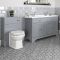Milano Thornton - 1200mm Traditional Vanity Unit and Back to Wall Toilet Set